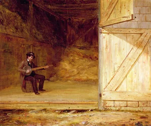 Le Joueur de banjo, 1850-55